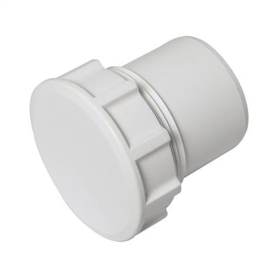 32mm FloPlast ABS Solvent Waste Access Plug White