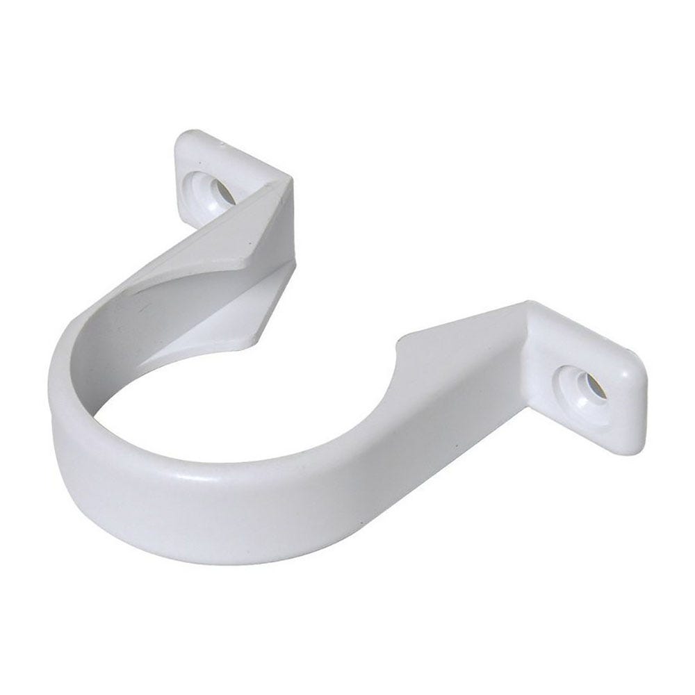 32mm FloPlast ABS Solvent Waste Push Fit Pipe Clip White