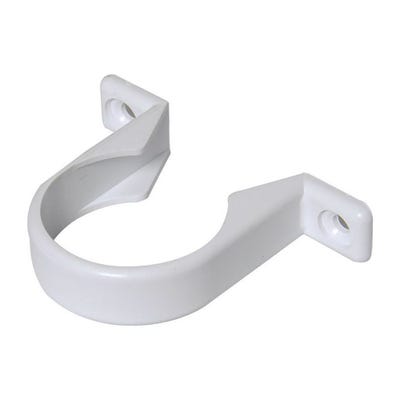 40mm FloPlast ABS Solvent Waste Push Fit Pipe Clip White