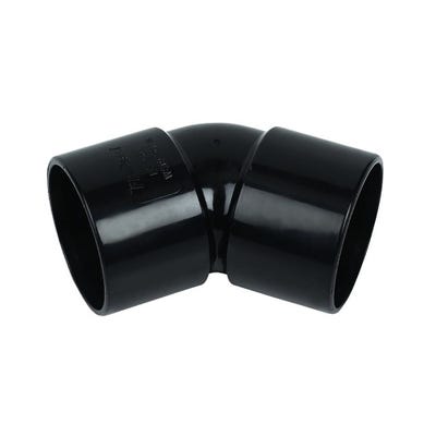 40mm FloPlast ABS Solvent Waste 135° (45°) Bend Black