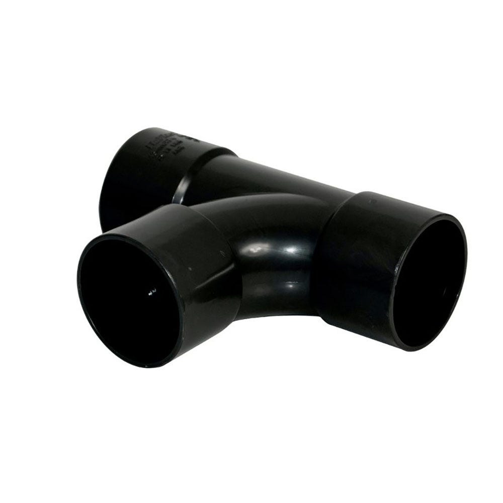 32mm FloPlast ABS Solvent Waste 92.5° Tee Black