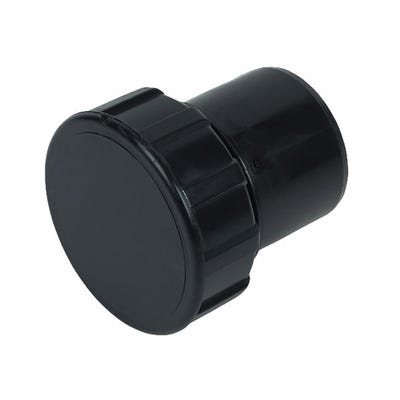 32mm FloPlast ABS Solvent Waste Access Plug Black