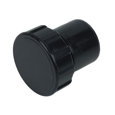 40mm FloPlast ABS Solvent Waste Access Plug Black