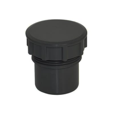 50mm FloPlast ABS Solvent Waste Access Plug Black