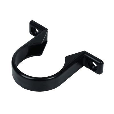50mm FloPlast ABS Solvent Waste Push Fit Pipe Clip Black