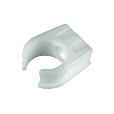 21.5mm FloPlast Overflow Pipe Clip White