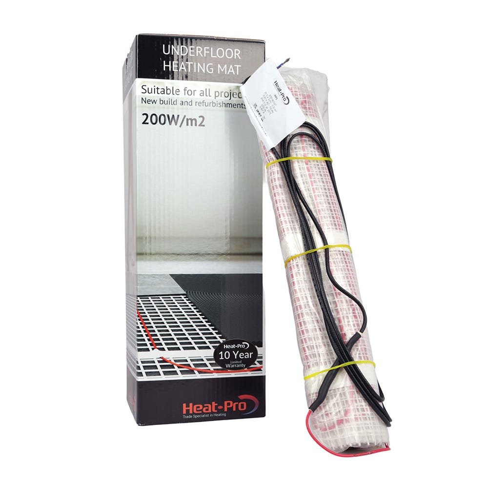 Heat Pro 200W Underfloor Heating Mat 5m²