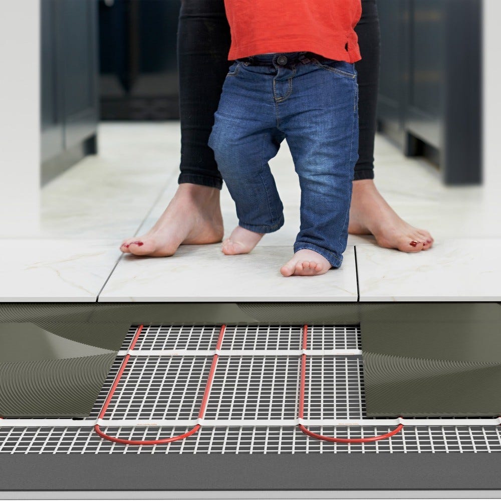 Nuheat Heating Floor Mats Nuheat Floor Heat Mat How To Install