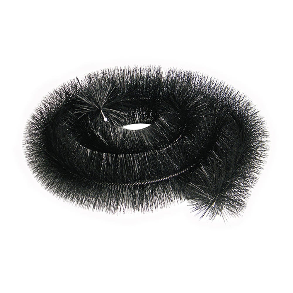 105mm FloPlast Gutter Brush Black 4000mm