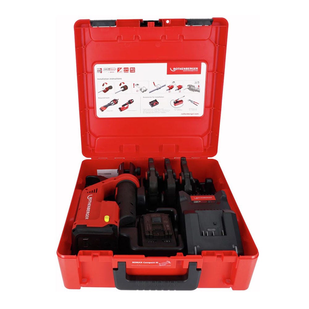 Rothenberger Romax Compact III Press Jaw Set 1000004333
