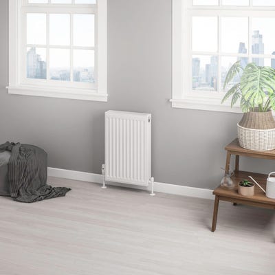 Compact Type 22 Double Panel Gloss White Radiator 600 x 400mm