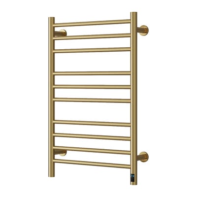 Reina Arnage Electric Towel Radiator Brushed Brass 105W 800 x 500mm