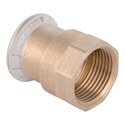 Geberit Mapress Copper Female Iron Straight Connector 15mm x ½''