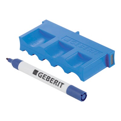 Geberit Mapress Insertion Distance Template & Marker Pen