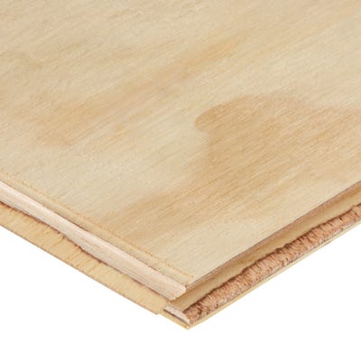 18mm Softwood Plywood Tongue & Groove Flooring 2400mm x 600mm (8' x 2')