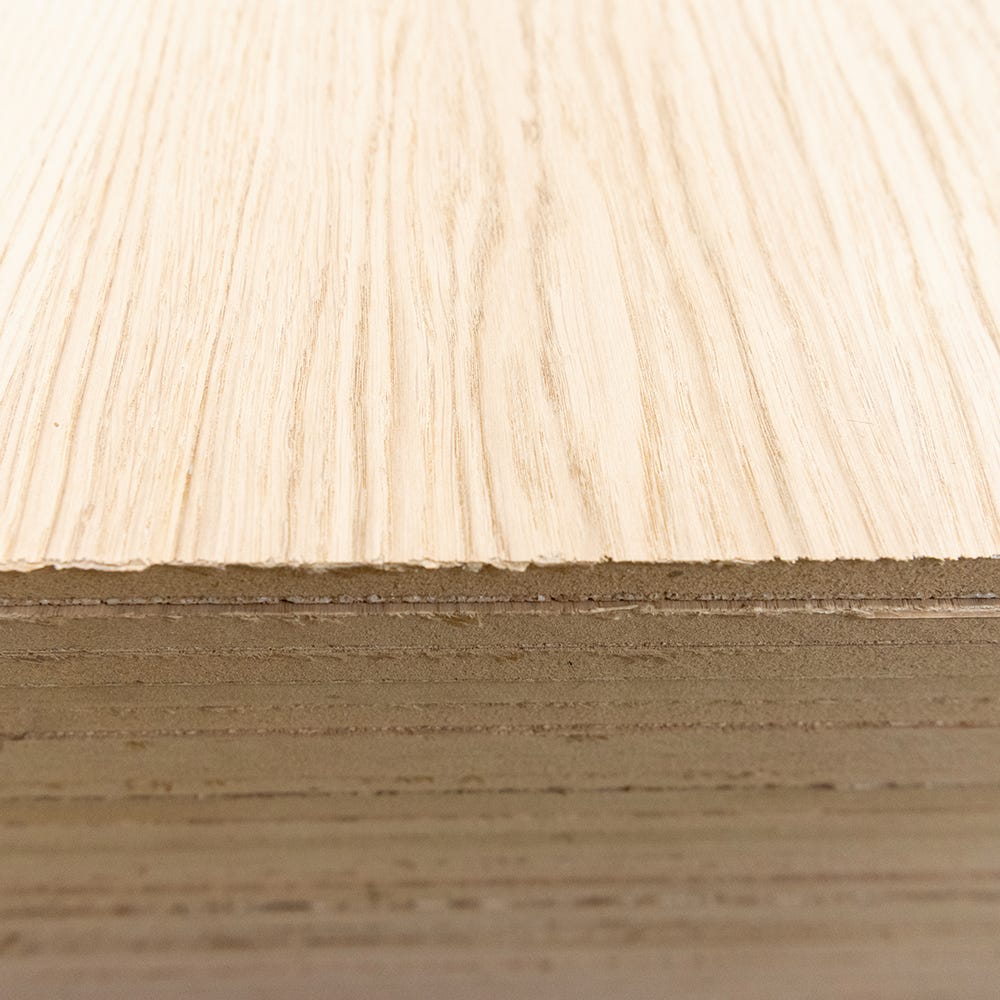 6mm Veneered MDF Oak Veneer Walnut Veneer Builder Depot