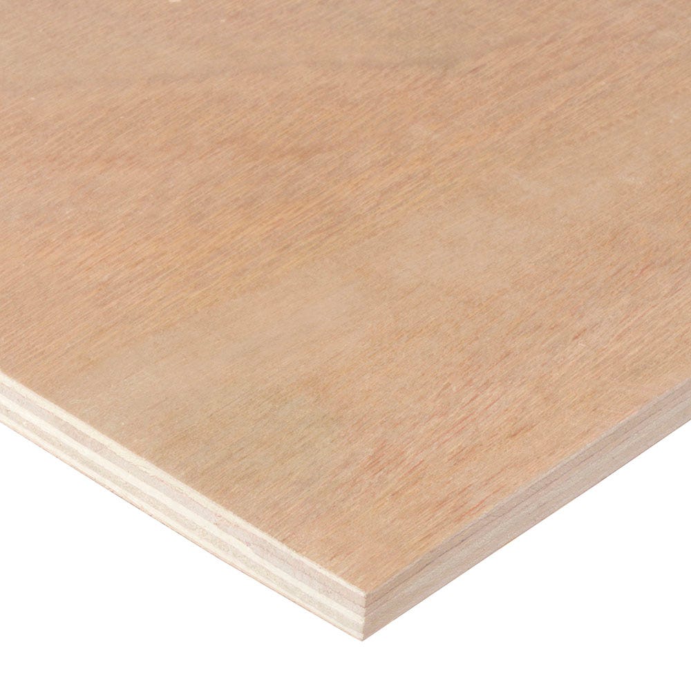 9mm Hardwood Plywood B/BB 2440mm x 1220mm (8' x 4') Pack of 100
