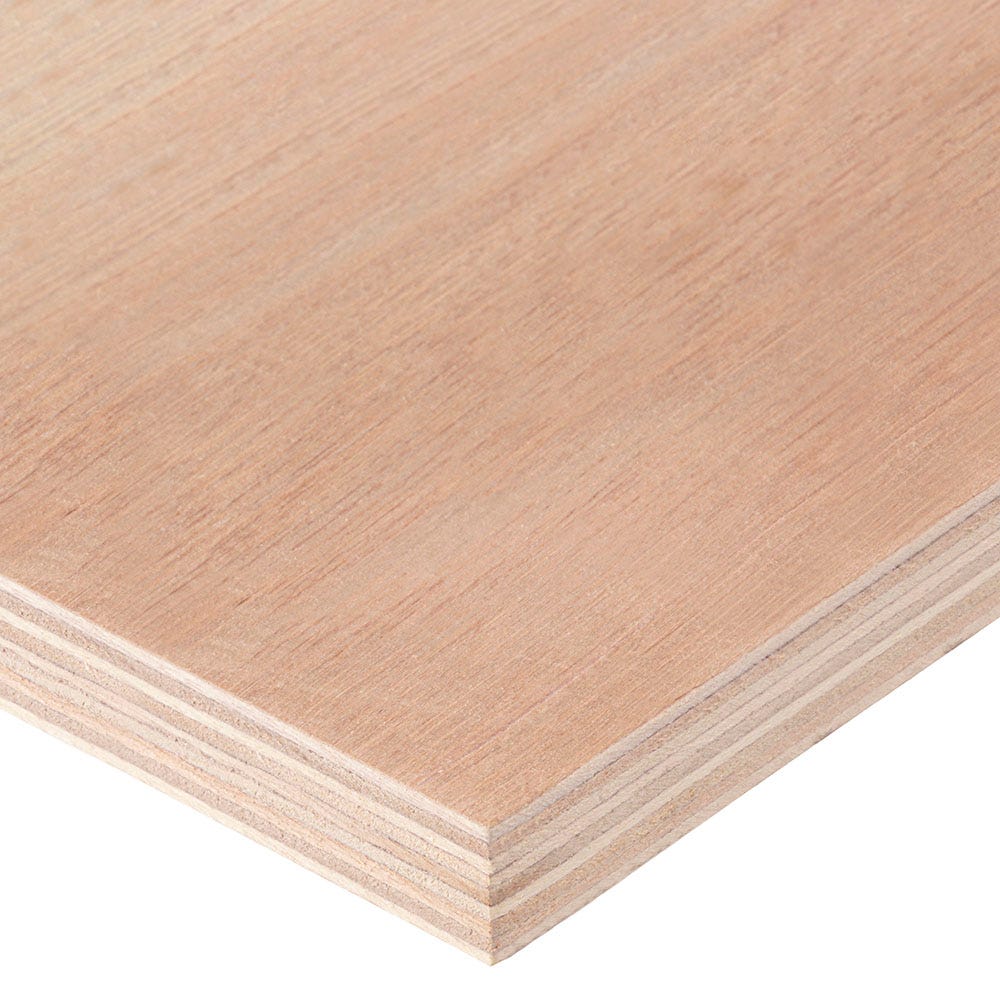15mm Hardwood Plywood B/BB 2440mm x 1220mm (8' x 4') Pack of 60