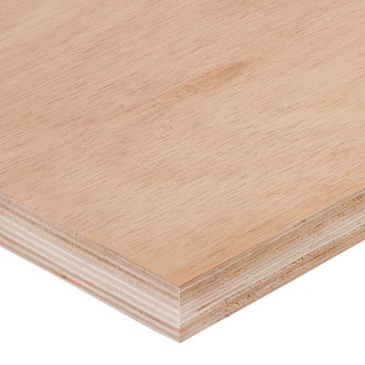 25mm Hardwood External Grade Plywood B/BB 2440mm x 1220mm (8' x 4') Pack of 36