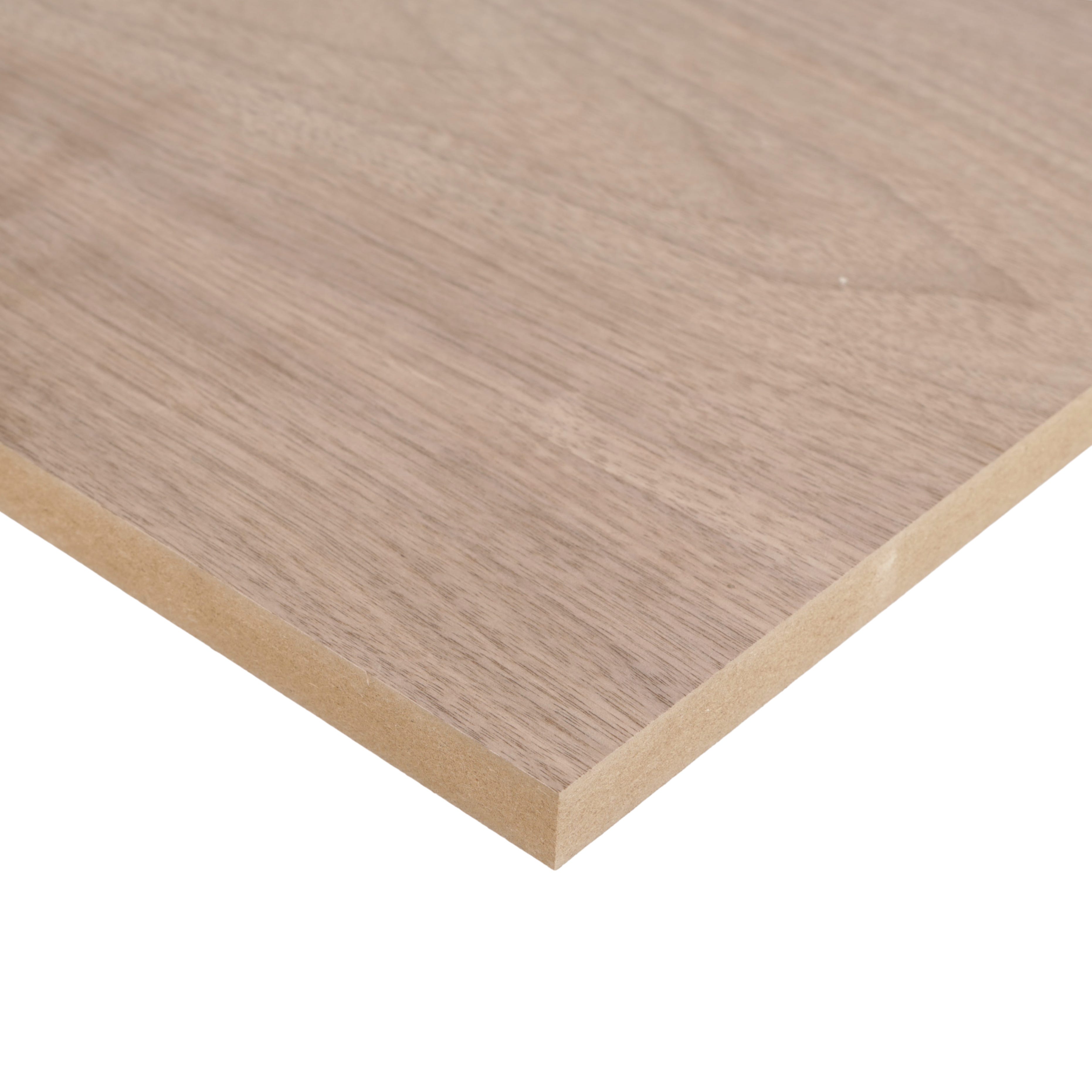 19mm Black Walnut Veneered MDF Board A/B Grade 2440mm x 1220mm (8' x 4') Pack of 20