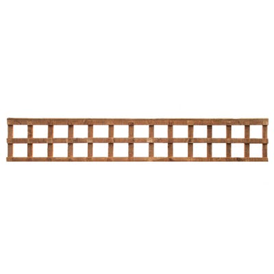 1' x 6' Grange Heavy Duty Treated Timber Square Trellis Golden
