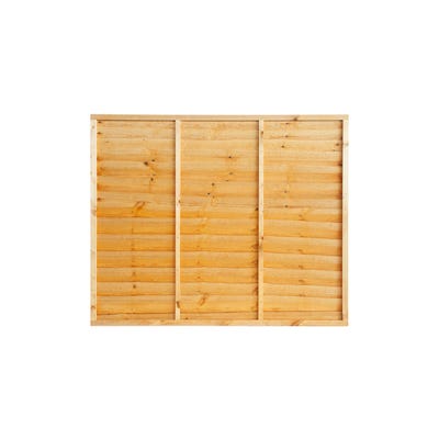 Grange Super Waney Treated Timber Fence Panel 5' x 6'