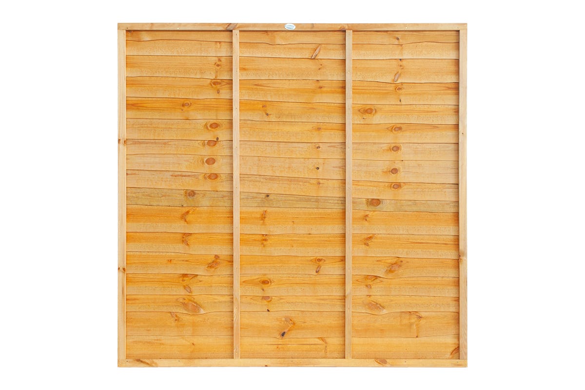 Grange Super Waney Treated Timber Fence Panel 6' x 6'