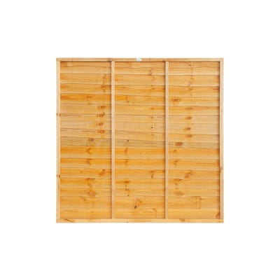 Grange Super Waney Treated Timber Fence Panel 6' x 6'