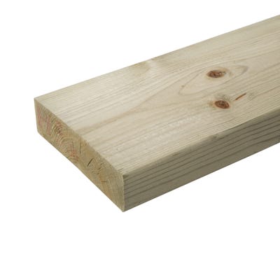 47mm x 175mm Structural Graded C24 Treated Carcassing Timber 3600mm (7'' x 2'')