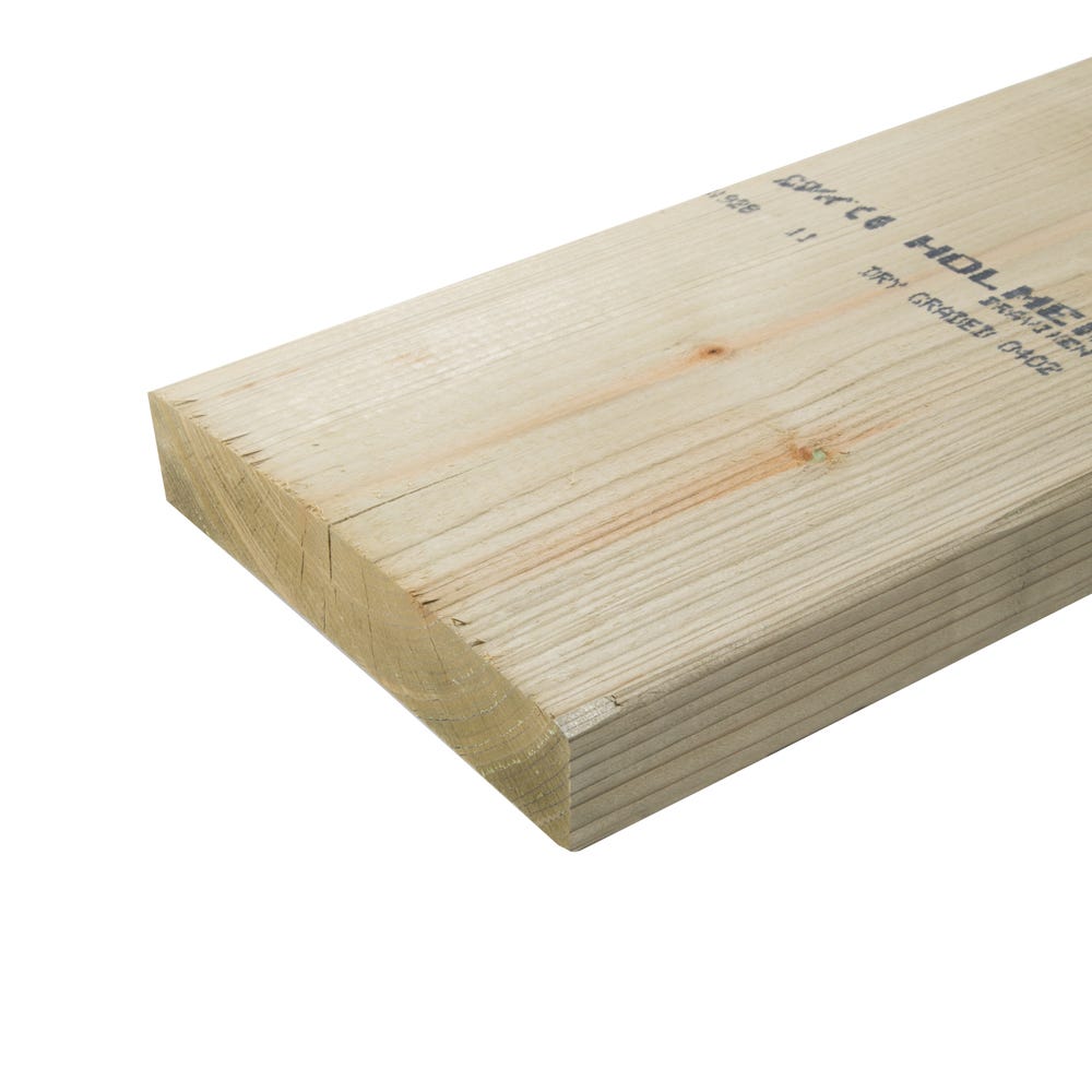 47mm x 225mm C24 Treated Timber 6000mm (9'' x 2'')