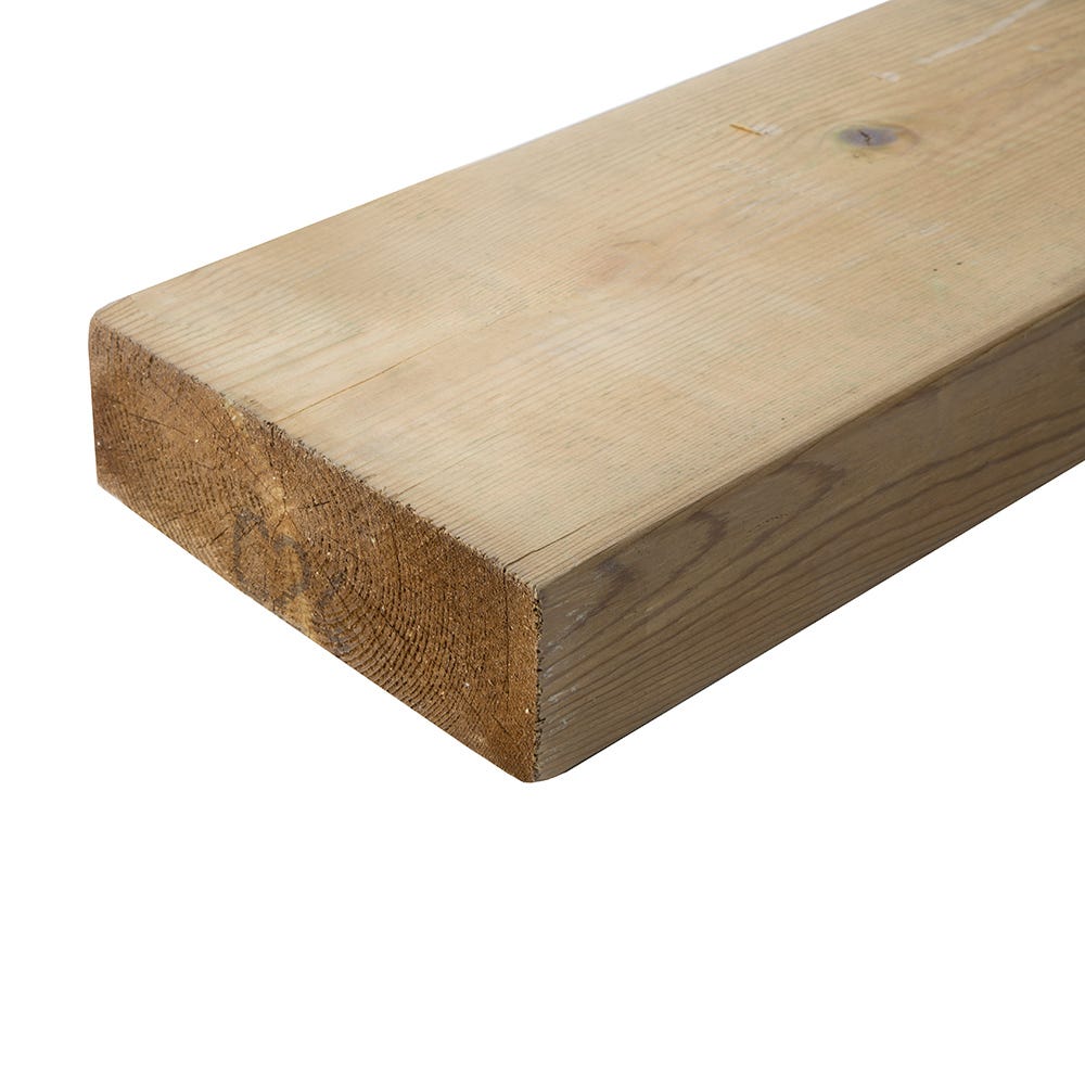 75mm x 225mm C24 Treated Timber 4800mm (9'' x 3'')