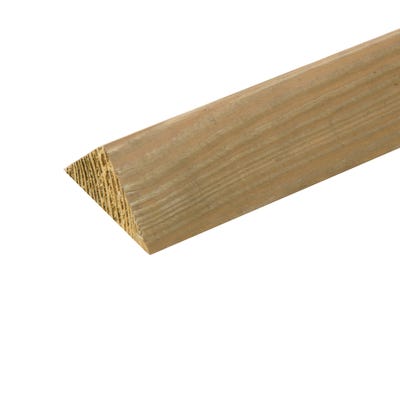 45mm x 50mm Treated Timber Angle Fillet 3600mm (2'' x 2'')