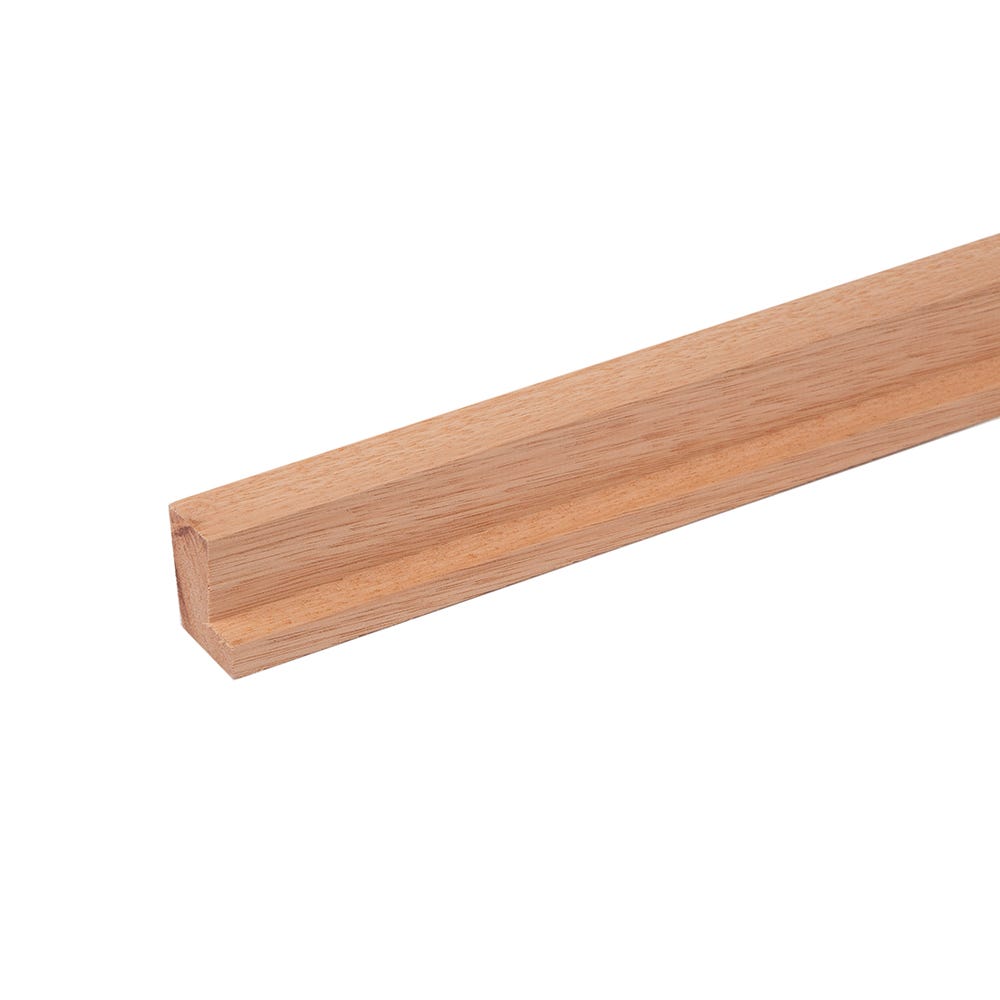 22mm x 25mm Hardwood Meranti Glass Bead