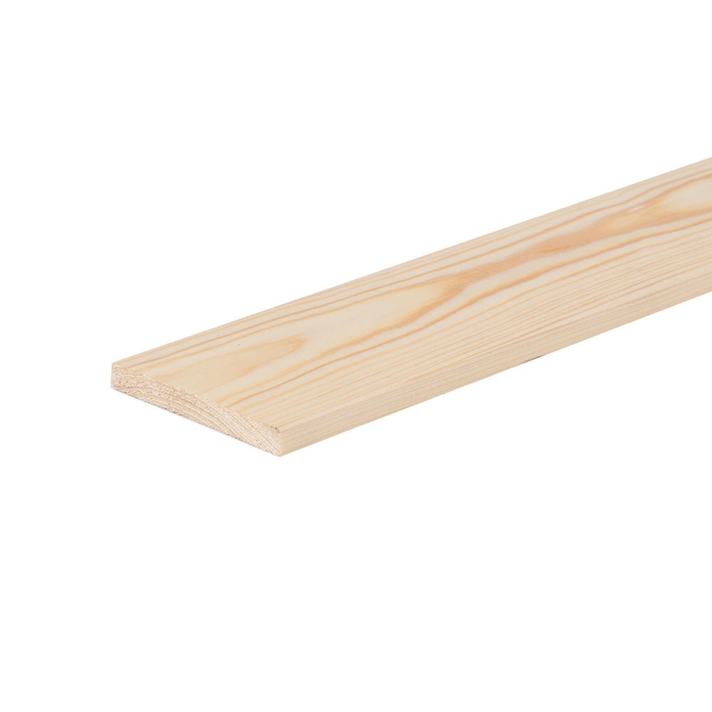 13mm x 75mm Planed Softwood PAR Timber (3'' x 0.5'') Finish 8.5mm x 69mm