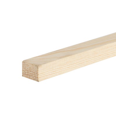 19mm x 25mm Planed Softwood PAR Timber (1'' x 0.75'') Finish 14.5mm x 20.5mm