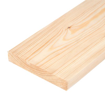 25mm x 125mm Planed Softwood PAR Timber (5'' x 1'') Finish 20.5mm x 119mm