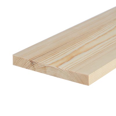 25mm x 175mm Planed Softwood PAR Timber (7'' x 1'') Finish 20.5mm x 169mm