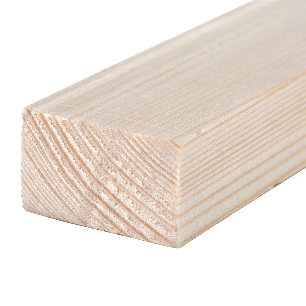 25mm x 38mm Planed Softwood PAR Timber (1.5'' x 1'') Finish 20.5mm x 33mm