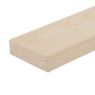 25mm x 75mm Planed Softwood PAR Timber (3'' x 1'') Finish 20.5mm x 69mm