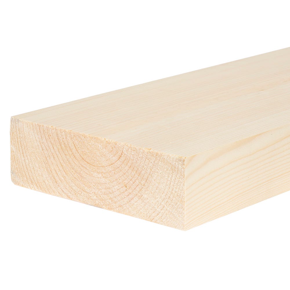 50mm x 150mm Planed Softwood PAR Timber (6'' x 2'') Finish 44mm x 144mm