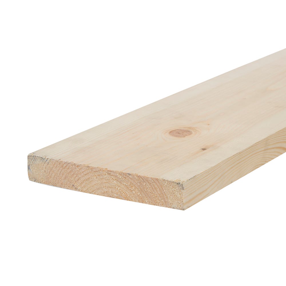 32mm x 175mm Planed Softwood PAR Timber (7'' x 1.25'') Finish 27mm x 169mm