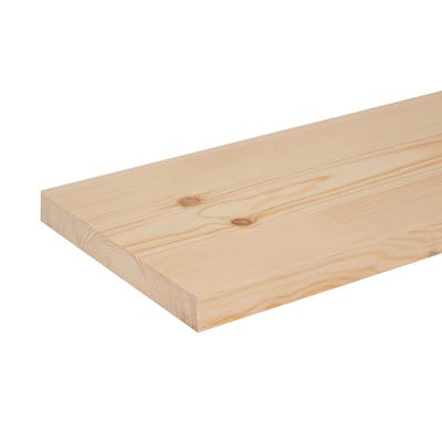 32mm x 225mm Planed Softwood PAR Timber (9'' x 1.25'') Finish 27mm x 219mm
