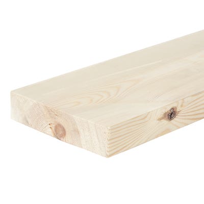 38mm x 150mm Planed Softwood PAR Timber (6'' x 1.5'') Finish 33mm x 144mm