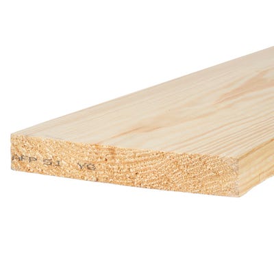 38mm x 225mm Planed Softwood PAR Timber (9'' x 1.5'') Finish 33mm x 219mm