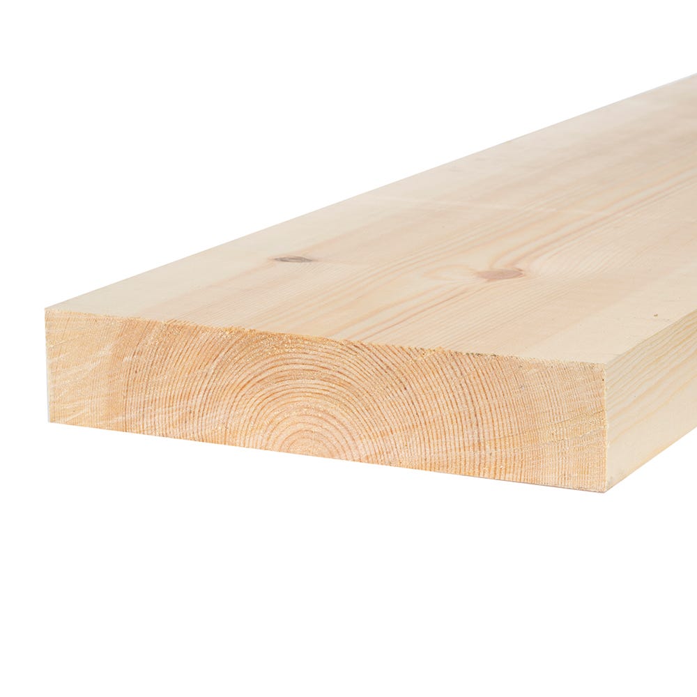 50mm x 225mm Planed Softwood PAR Timber (9'' x 2'') Finish 44mm x 219mm