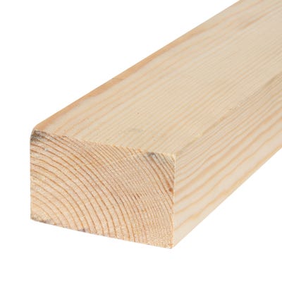 50mm x 75mm Planed Softwood PAR Timber (3'' x 2'') Finish 44mm x 69mm