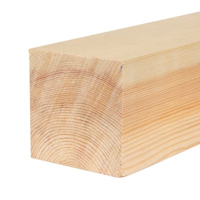 100mm x 100mm Planed Softwood PAR Timber (4'' x 4'') Finish 94mm x 94mm