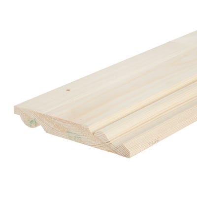 25mm x 150mm Softwood Torus & Ogee Reversible Skirting (Finish 20.5mm x 144mm)