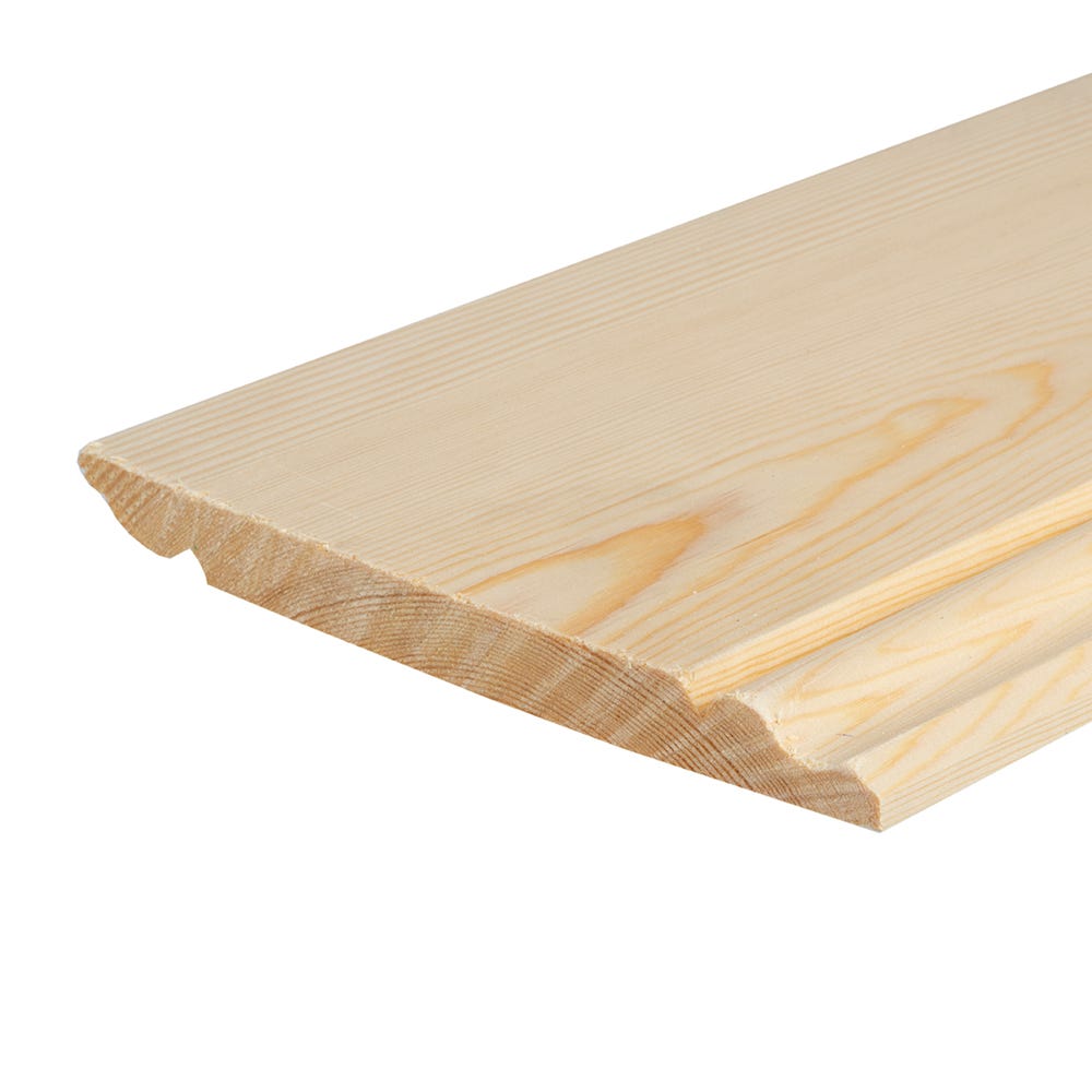 25mm x 225mm Softwood Torus/Ogee Reversible Skirting Finish 20.5mm x 216mm