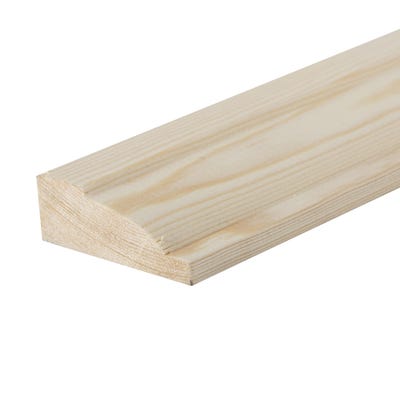 25mm x 63mm Softwood Ovolo Architrave (Finish 20.5mm x 57mm)